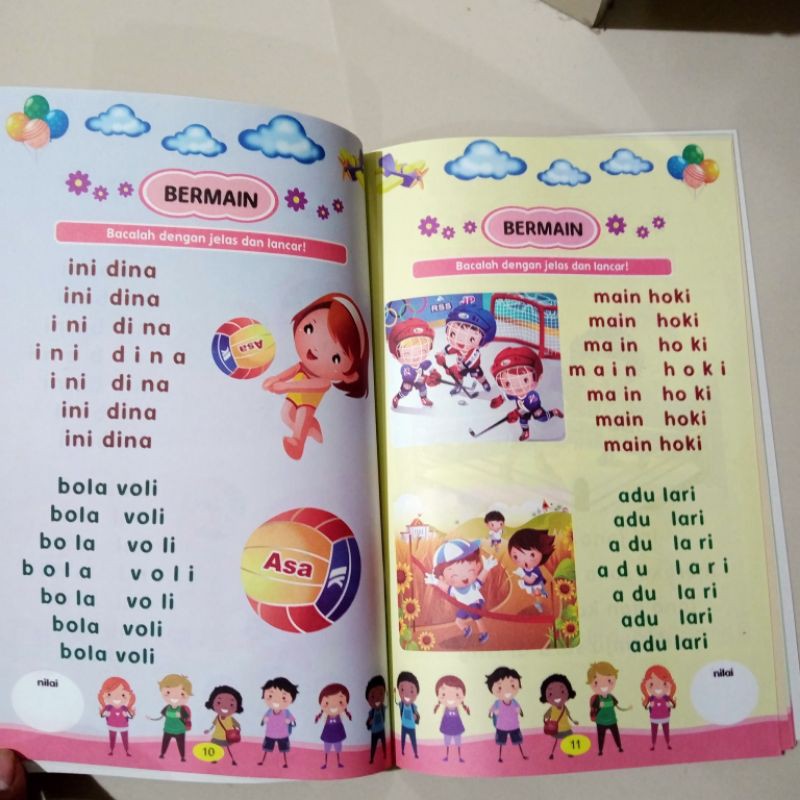 buku aku bisa lancar membaca chyntia monica 32 halaman (15×24cm)