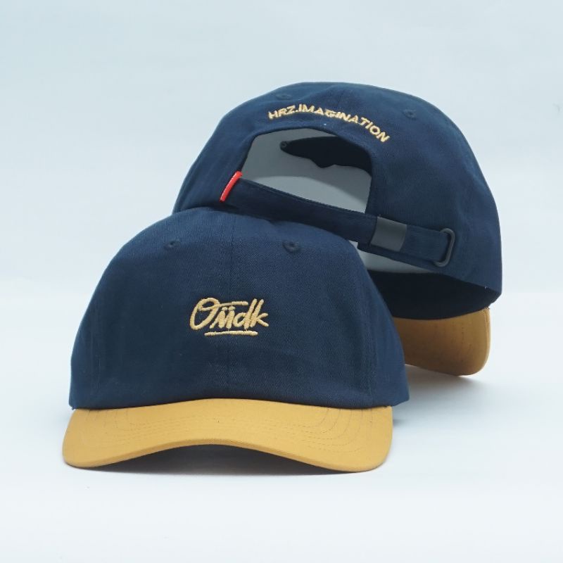 Omidoki Polo Caps Navy Kuning