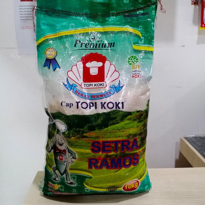 

BERAS CAP TOPI KOKI SETRA RAMOS 10KG 10 KG - TOPI KOKI SETRA RAMOS