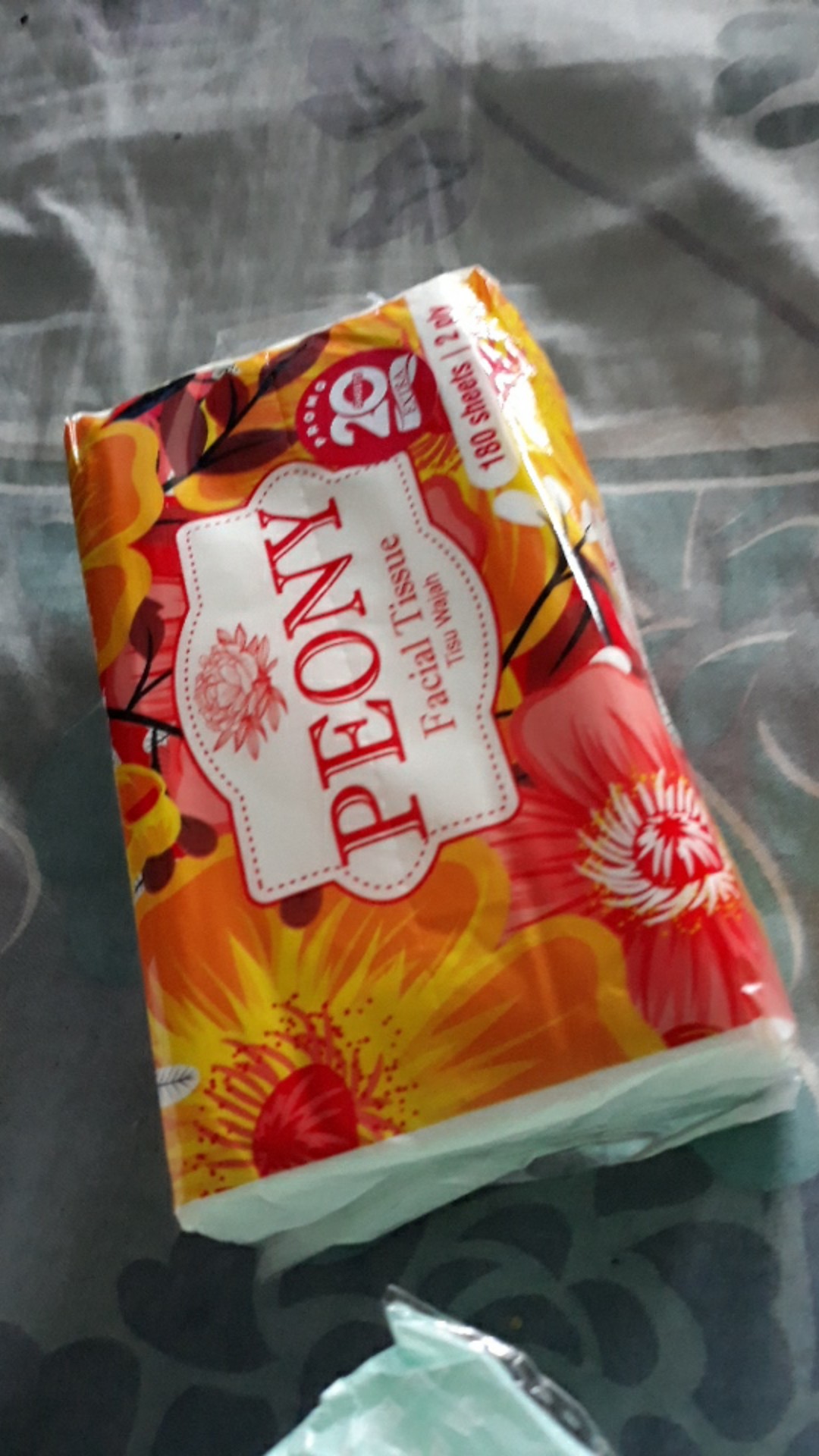 Tissue Wajah 2ply 180 Sheet Peony | Shasyastore_