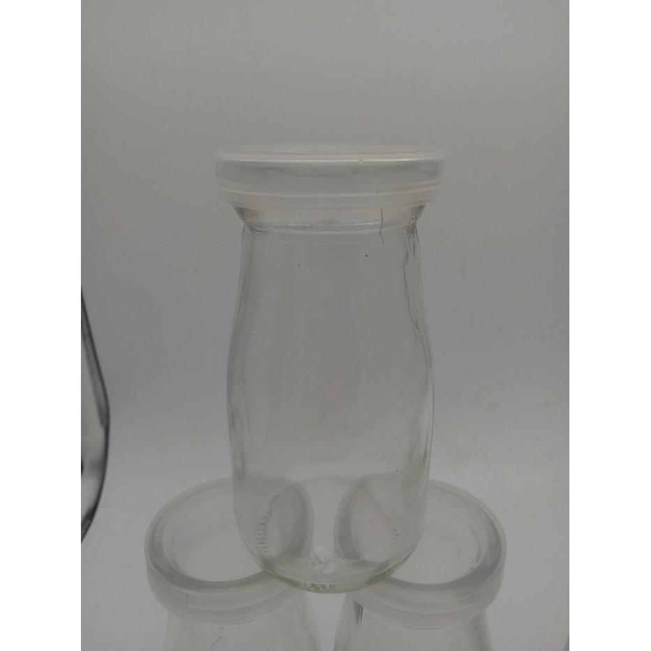 Botol Jar Toples Kaca (TINGGI) 100ML : Puding / Selai / Susu / Yoghurt