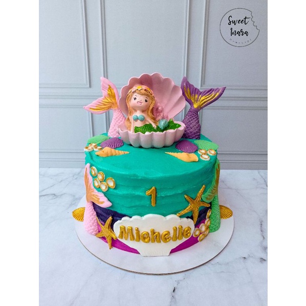

KUE ULANG TAHUN MERMAID KERANG 18CM