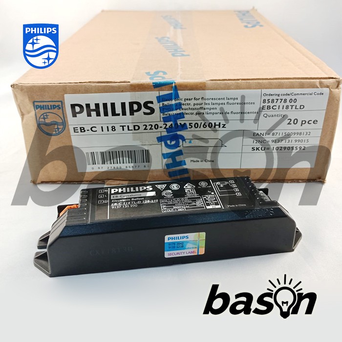 PHILIPS EBC 118 TL-D 220-240V - Ballast Elektronik