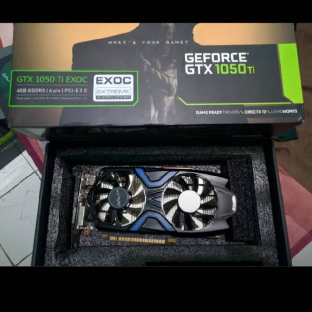 Vga Galax GTX 1050 ti exoc 4gb