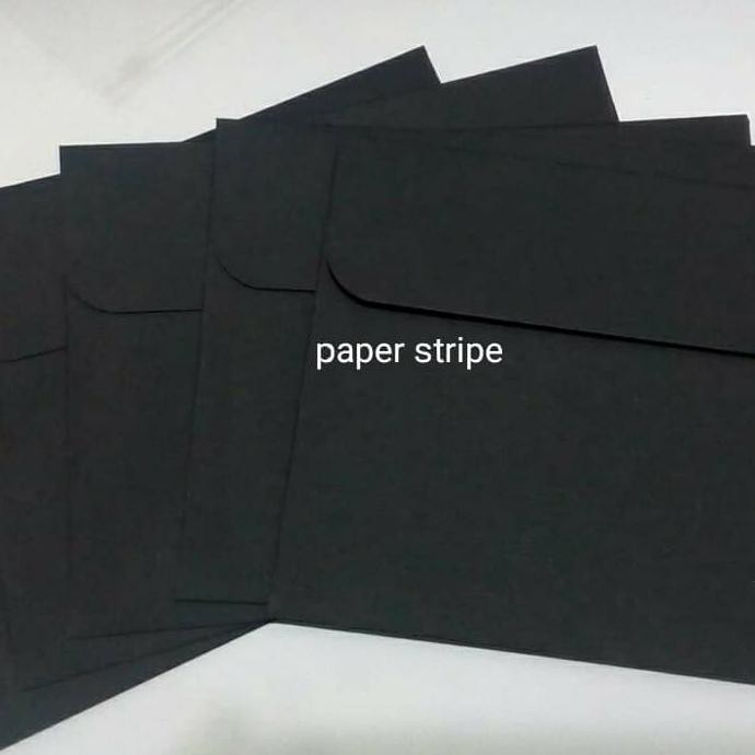 

Amplop warna hitam polos 11x16cm spektra - Hitam TERBARU