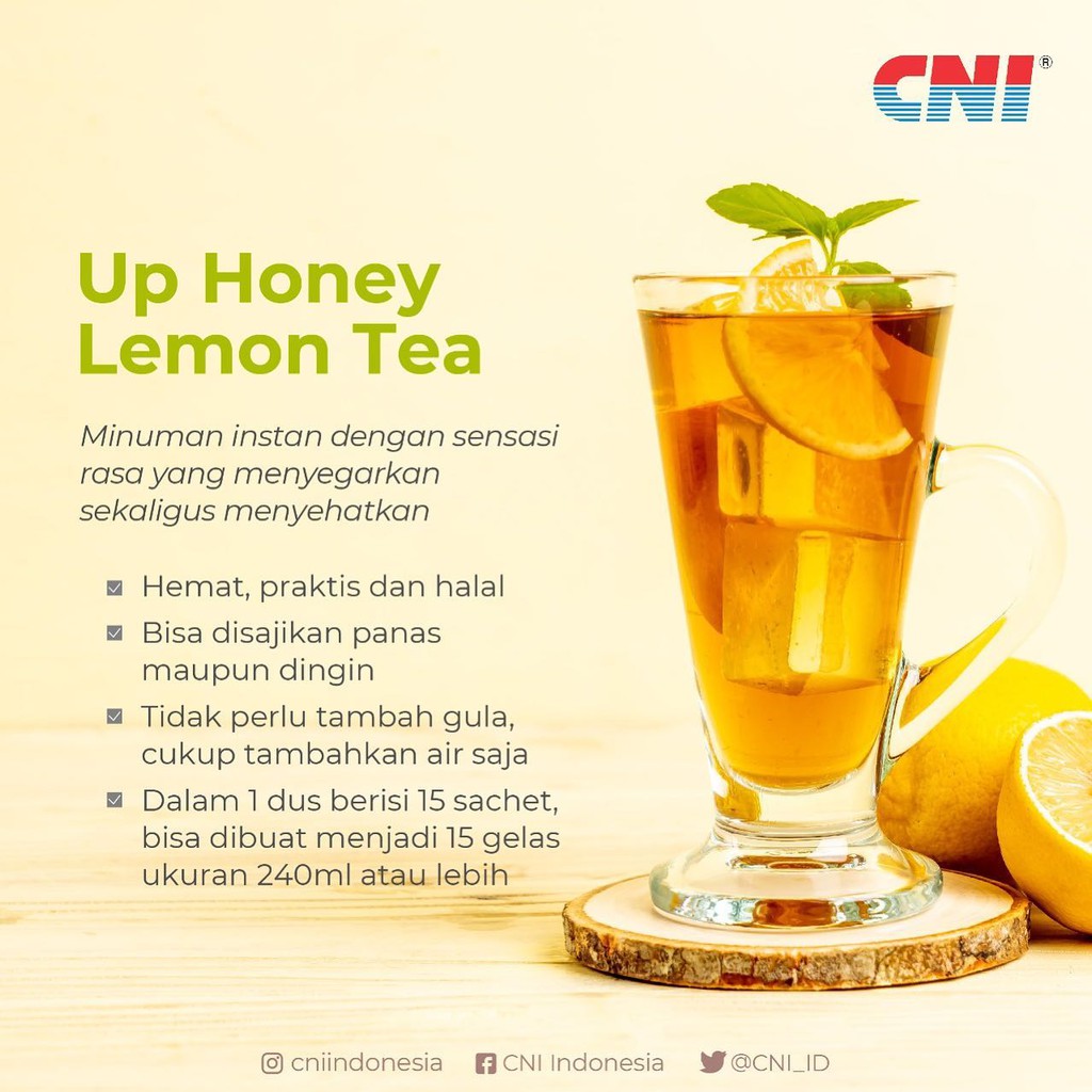 

UP TEA HONEY LEMON TEA (15SACHET) @20gram #FREEBUBBLEWRAP #ORIGINAL 100% CNI