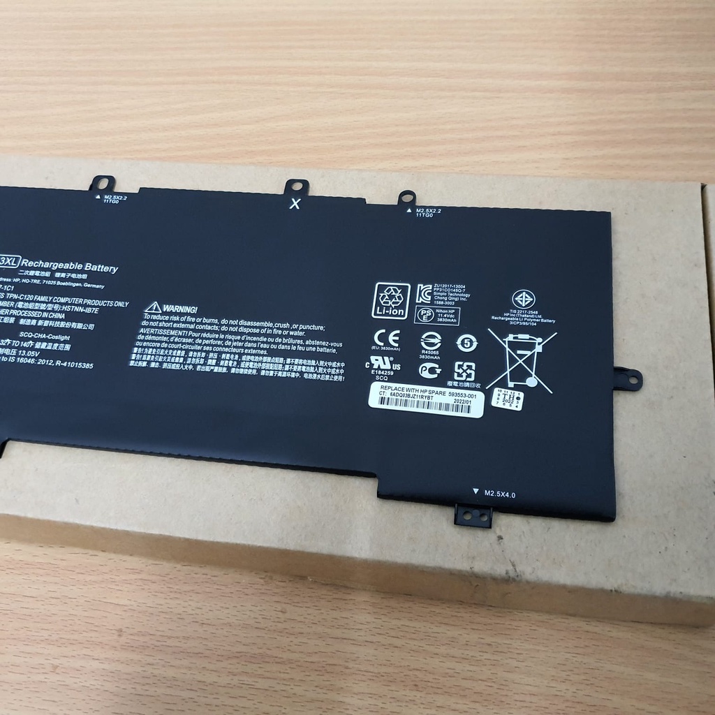 Baterai Laptop HP Envy 13-D040TU D045TU D050NA D055SA D026TU (VR03XL)