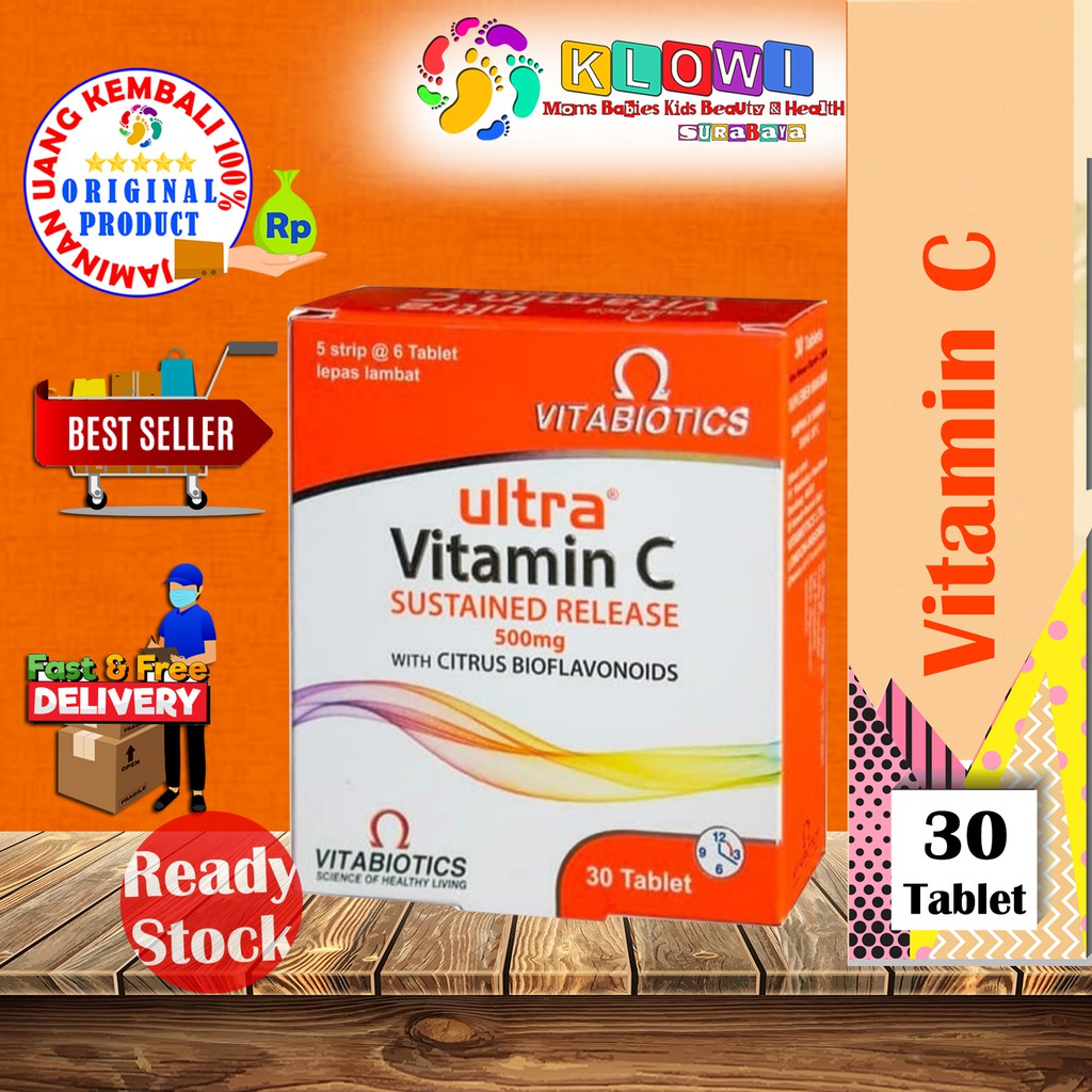 Vitabiotics Ultra Vitamin C 500mg - Isi 30 Tablet/R