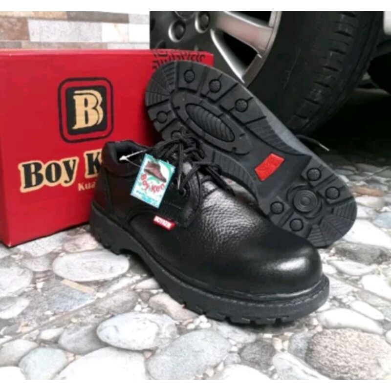 Sepatu septy pria kulit asli boots kulit asli