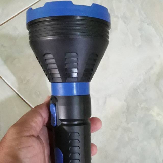 SENTER LED SUPER TERANG RECHARGER PUSH ON FL 7100
