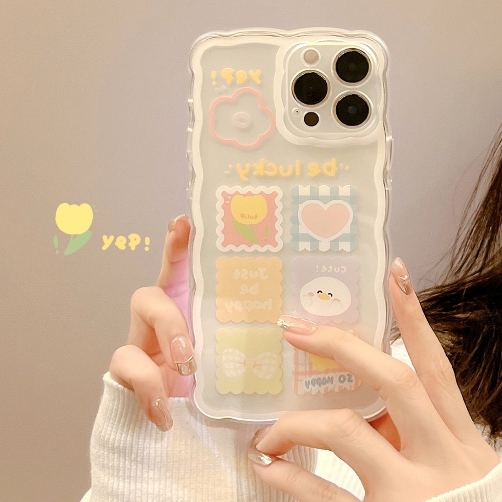 Case Pelindung Transparan Motif Bunga Dengan Laser Card Untuk Iphone 11 8 7 Plus SE2 XS XR 12 13 Mini PRO MAX