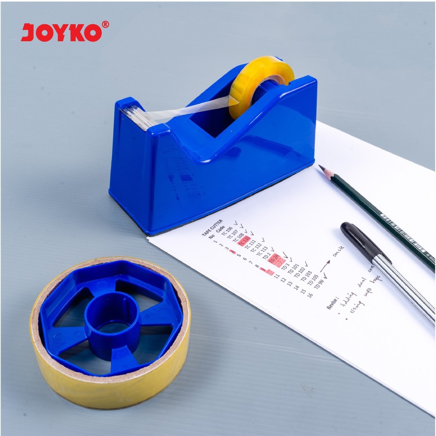 

JOYKO TAPE CUTTER DISPENSER / ALAT POTONG ISOLASI LAKBAN SELOTIP PEMOTONG SOLATIP TAJAM TD-103