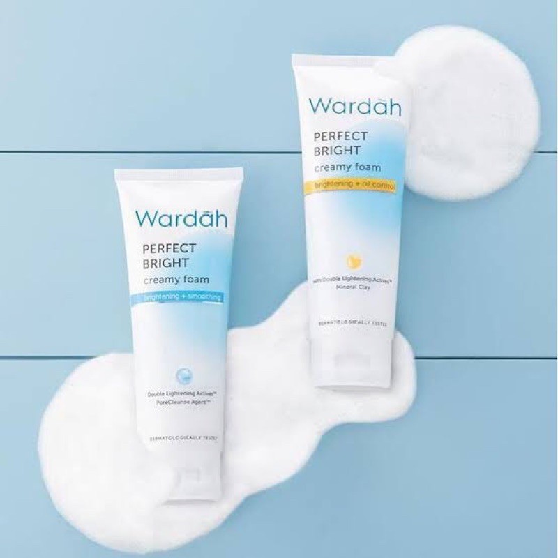 WARDAH PERFECT BRIGHT CREAMY FOAM - WARDAH CREAMY FOAM - WARDAH SABUN WAJAH
