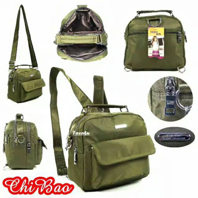 Chibao - Tad 3In1 - Tas Jinjing - Tas Ransel - Tas Selempang - CBO-6179