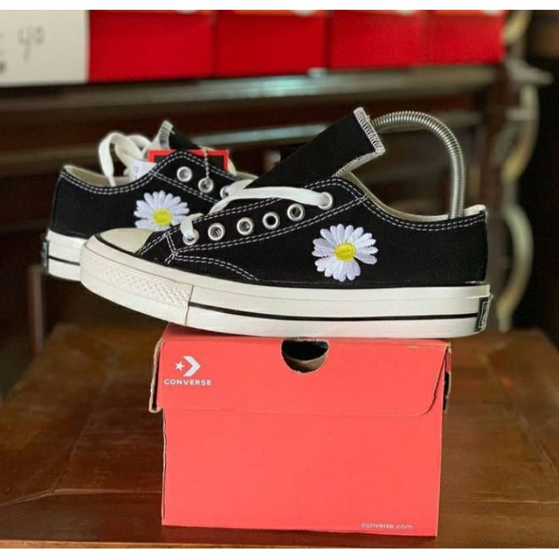 PROMO CONVERS3 70S PEACE  ONE BLACK WHITE (IMPORT)