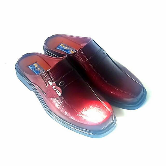 Mandiens SJ109 Sepatu Sendal Kulit Selop Original BUAYA Export Quality