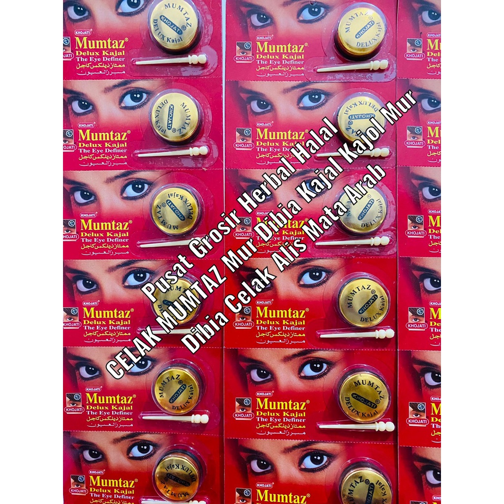 CELAK MUMTAZ PERPAK ISI 6 CELAK MUMTAZ Mur Dibia Kajal Kajol Mur Dibia Celak Alis Mata Arab