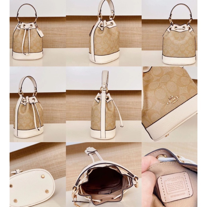 （grab）Small Size 5639 5121 coach Bucket Bag Women Handbag Crossbody Sling Bag