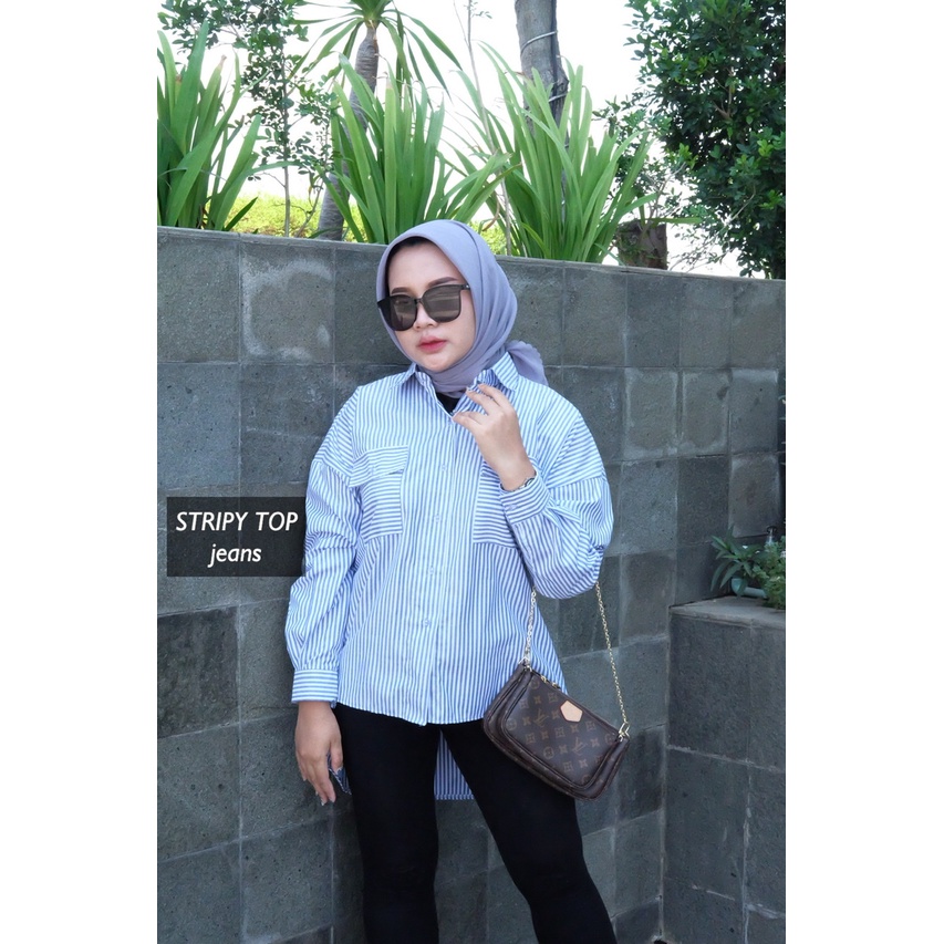 STRIPY TOP KEMEJA