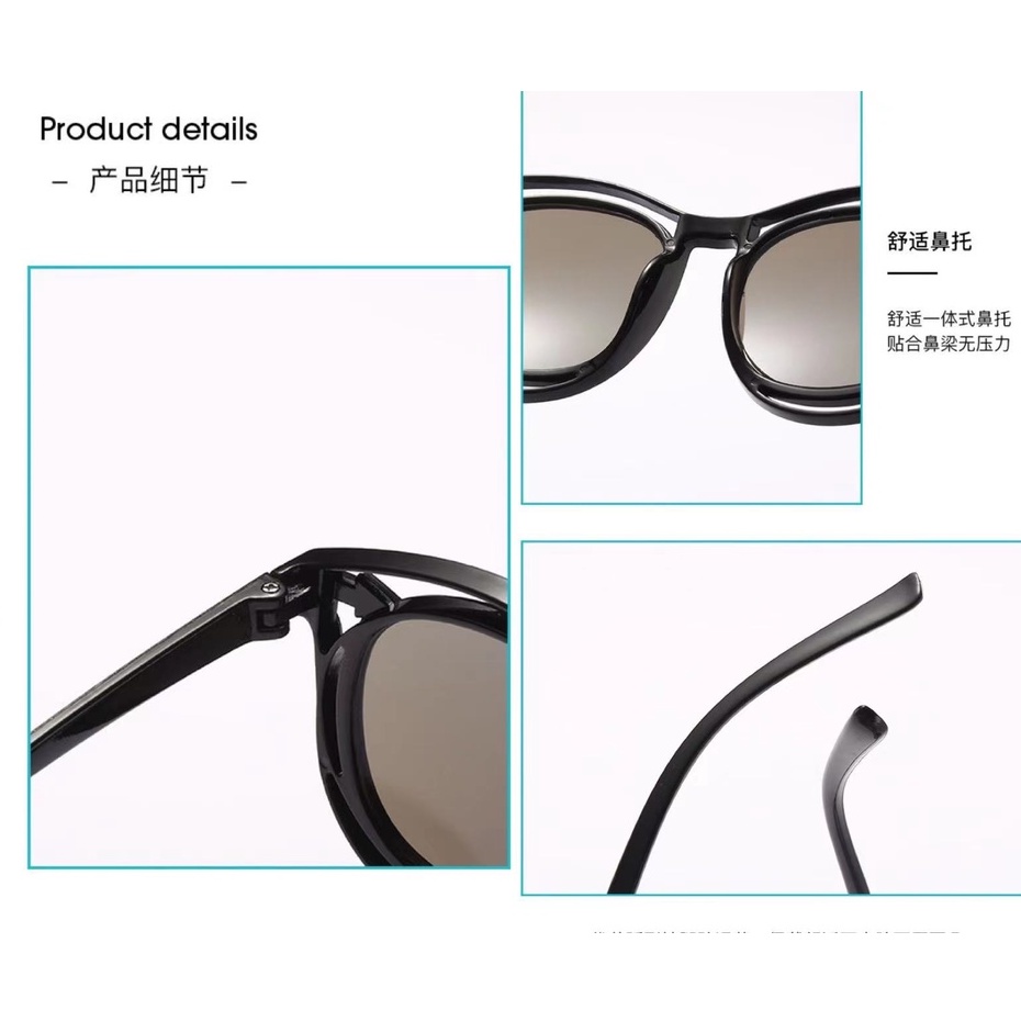 (Rowling)Kacamata Anak New Trend/Fashion Anak Terbaru Bulat New kacamata hitam High Quality Import Kacamata Fashion-7