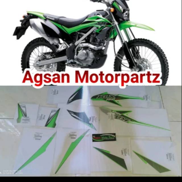Striping stiker KLX BF SE 2015 original Kawasaki