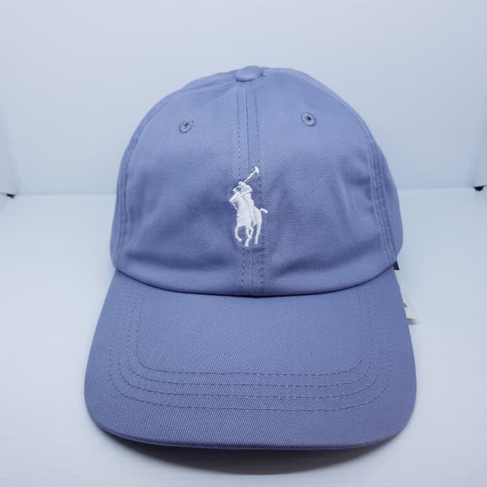 Topi POLO Abu Leather Strap Original