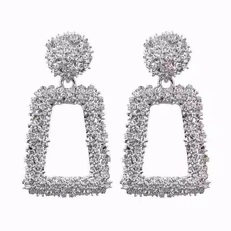 ➰CKK➰ Anting Panjang FA52 Trapesium Anting Wanita