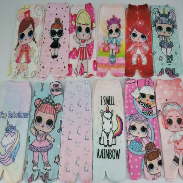  Kaos  Kaki  LOL Unicorn  12 pasang sesuai foto Shopee Indonesia