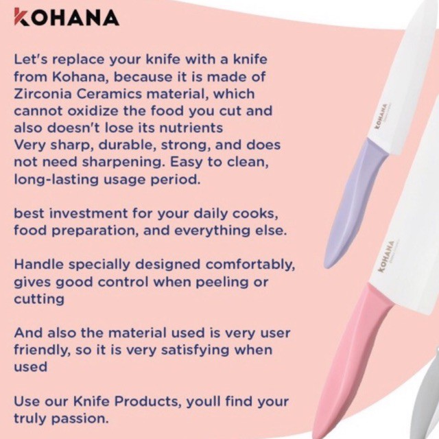 Kohana Ceramic Knife