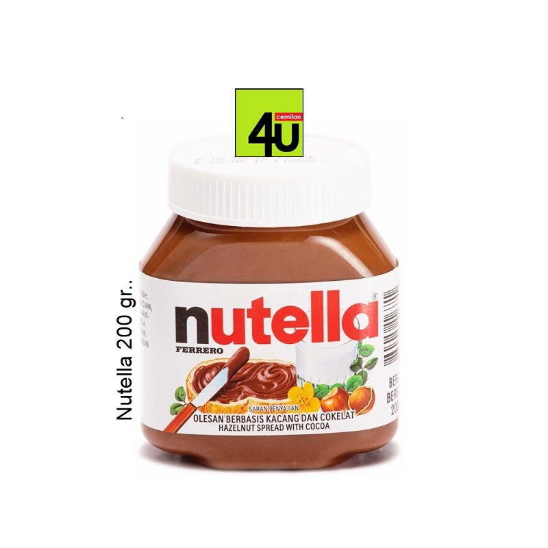 

Nutella - Chocolate Hazelnut Spread - 200 gr SELAI COKELAT