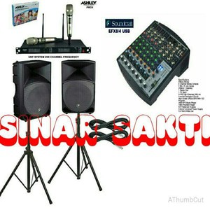 Murah Paket Sound System Mackie ( 15 inch 1000 watt ) ORIGINAL