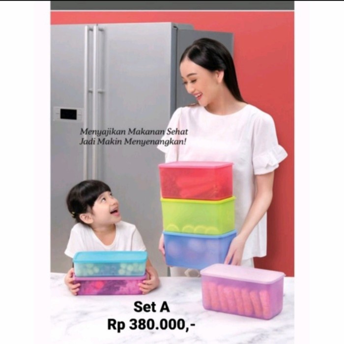 Tupperware Fantastic Four 4 Pcs Toples Serba Guna Free Pok N Stor
