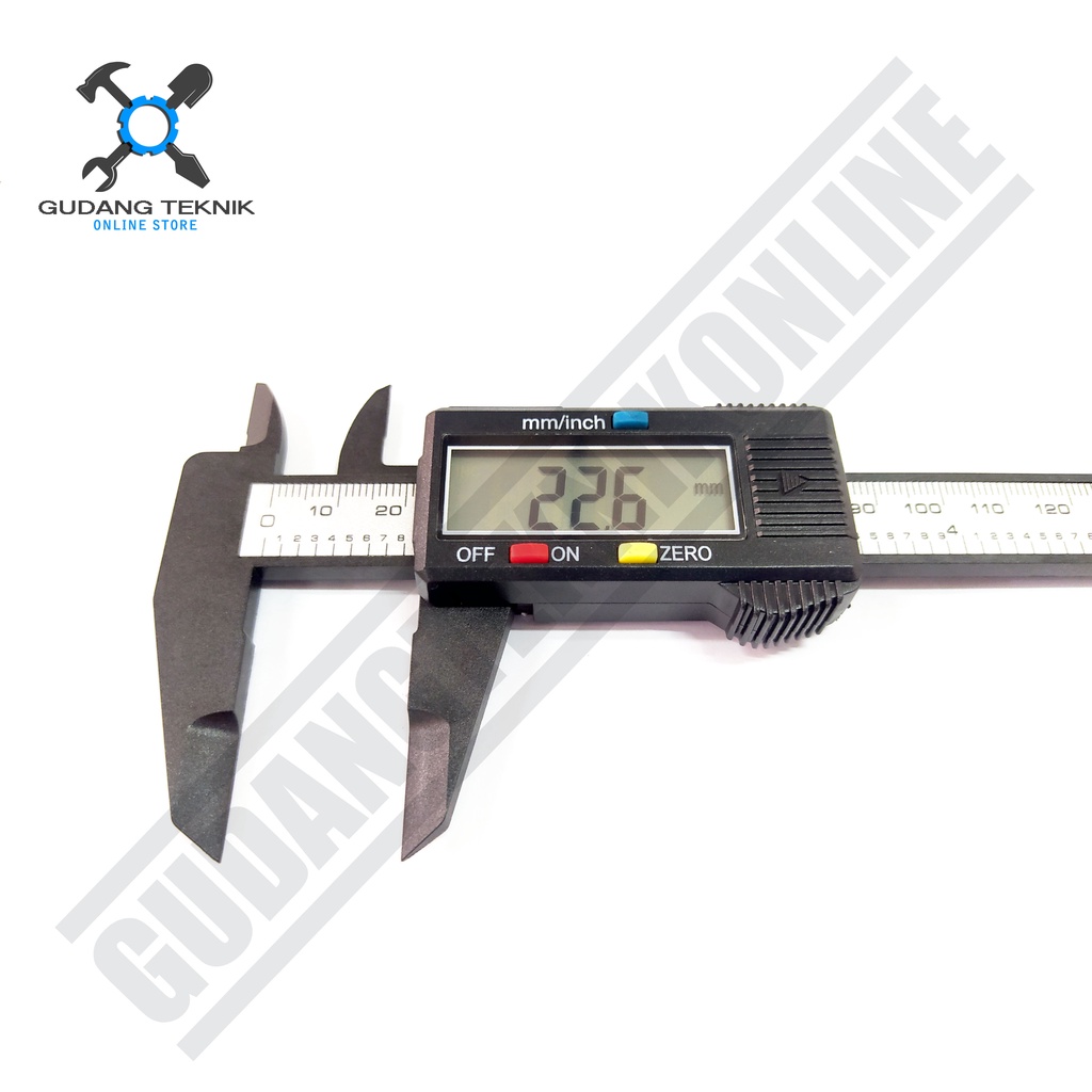 BISON Vernier Caliper Digital Plastik 150mm BISON K21520 / Jangka Sorong Sketmat Sigmat BISON