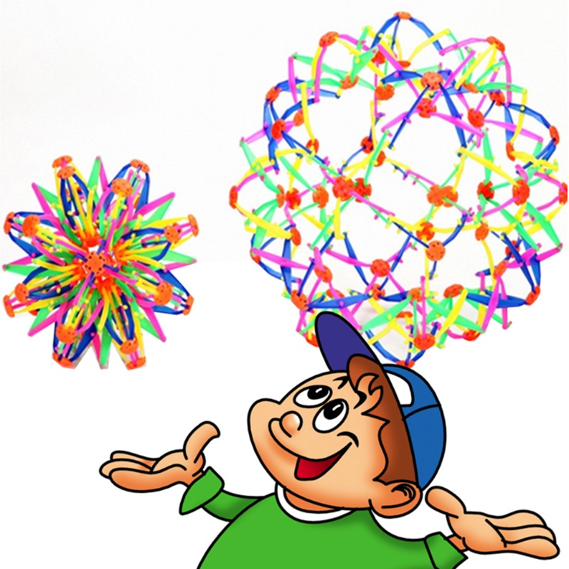 Mary Novelty Expandable Expanding Stress Relief Magic Flower Balls Mainan Untuk Yoga Kecemasan Pernafasan Dalam Untuk Anak-Anak Dewasa