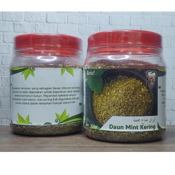 

Daun Mint Kering 100gram Dried Mint Leaf Daun Na'na Nakna