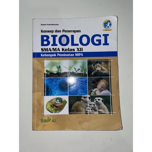 Bailmu Biologi kelas XII 12