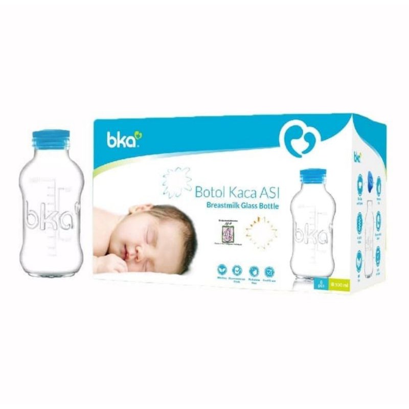 BKA Botol ASI 100ml Isi 8pcs, 4pcs