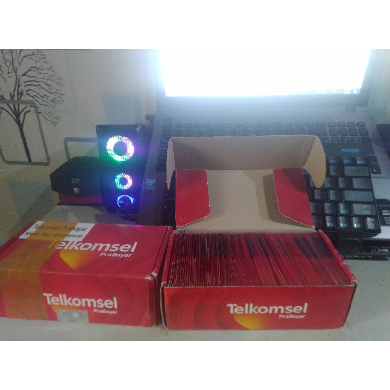 Perdana telkomsel siap pakai sudah registrasi bekas tele, yt dan gmail