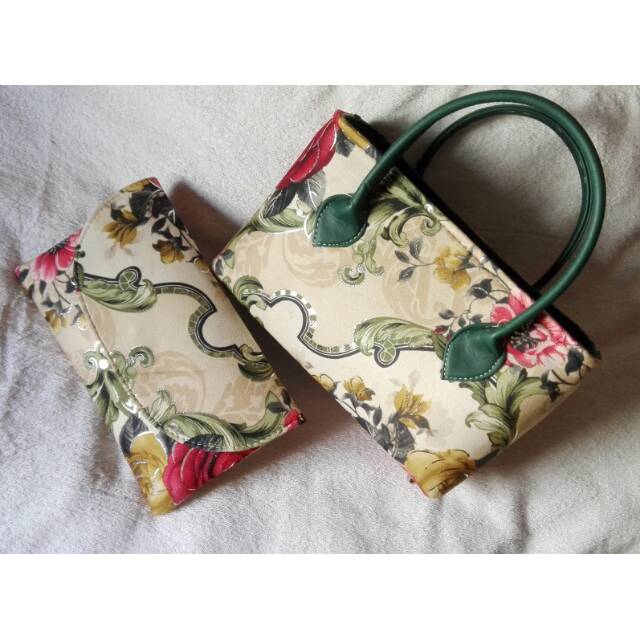 Tas Jinjing motif bunga