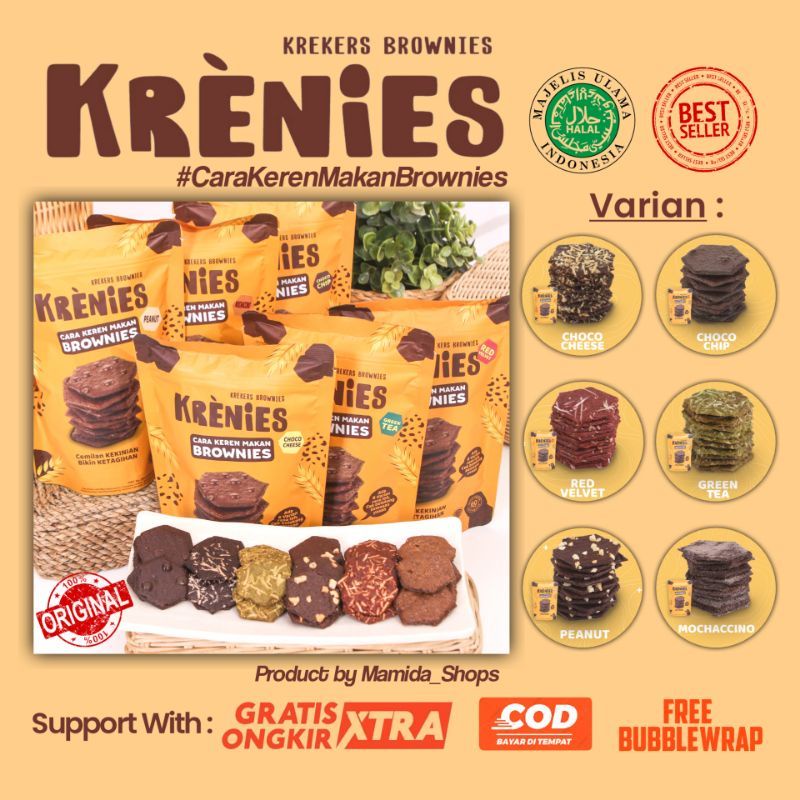 Camilan Kriuk Kekinian Choco Brownies Krispi