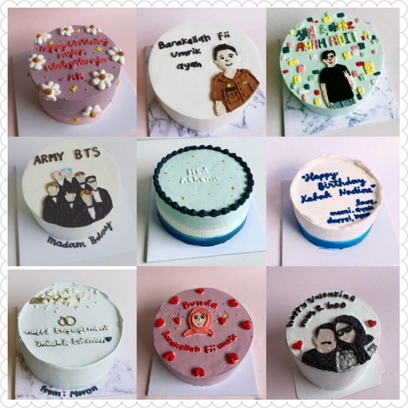 

korean cake custom