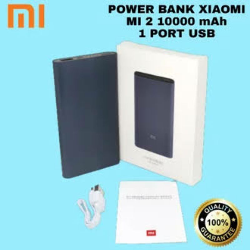 Power Bank Xiaomi 10.000 mah- 1 USB