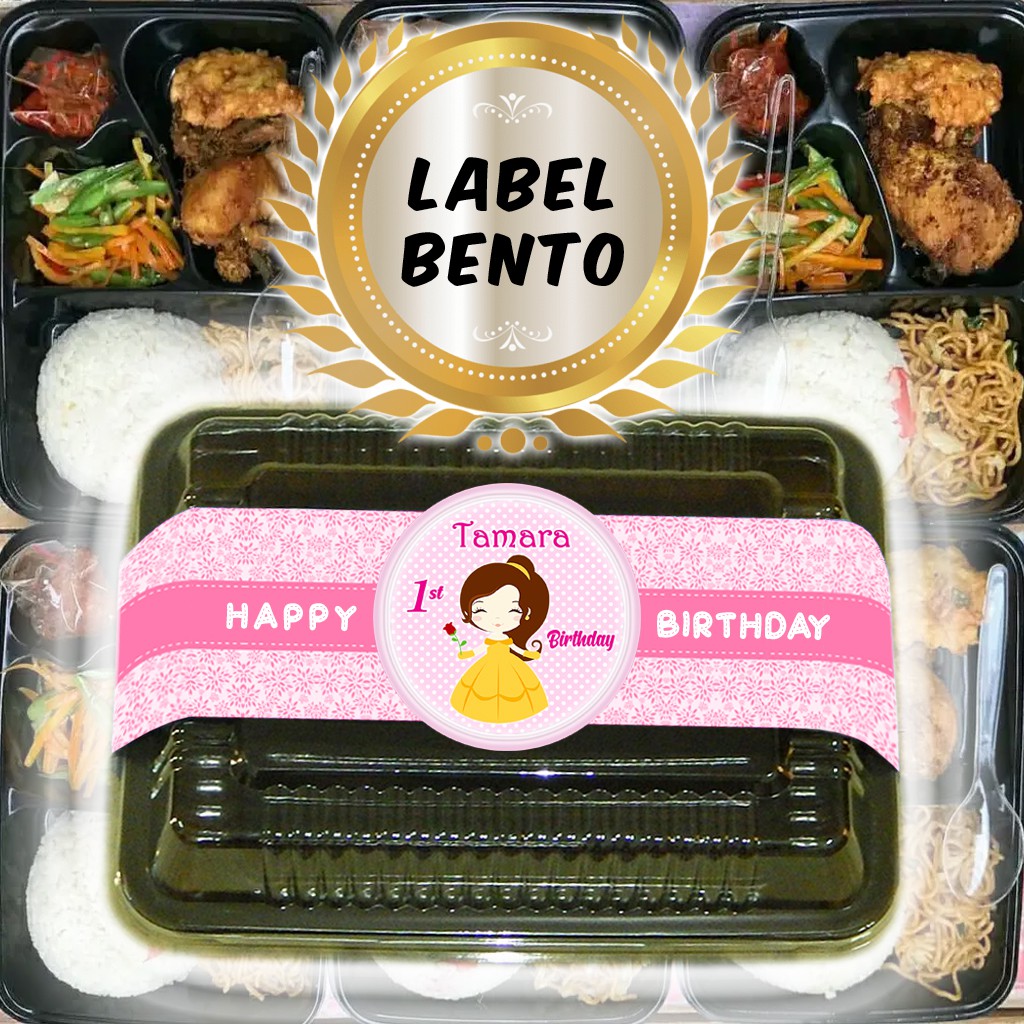 

PRINCESS - LABEL BENTO / LABEL AQIQAH / LABEL NASI BENTO ULTAH ULANG TAHUN