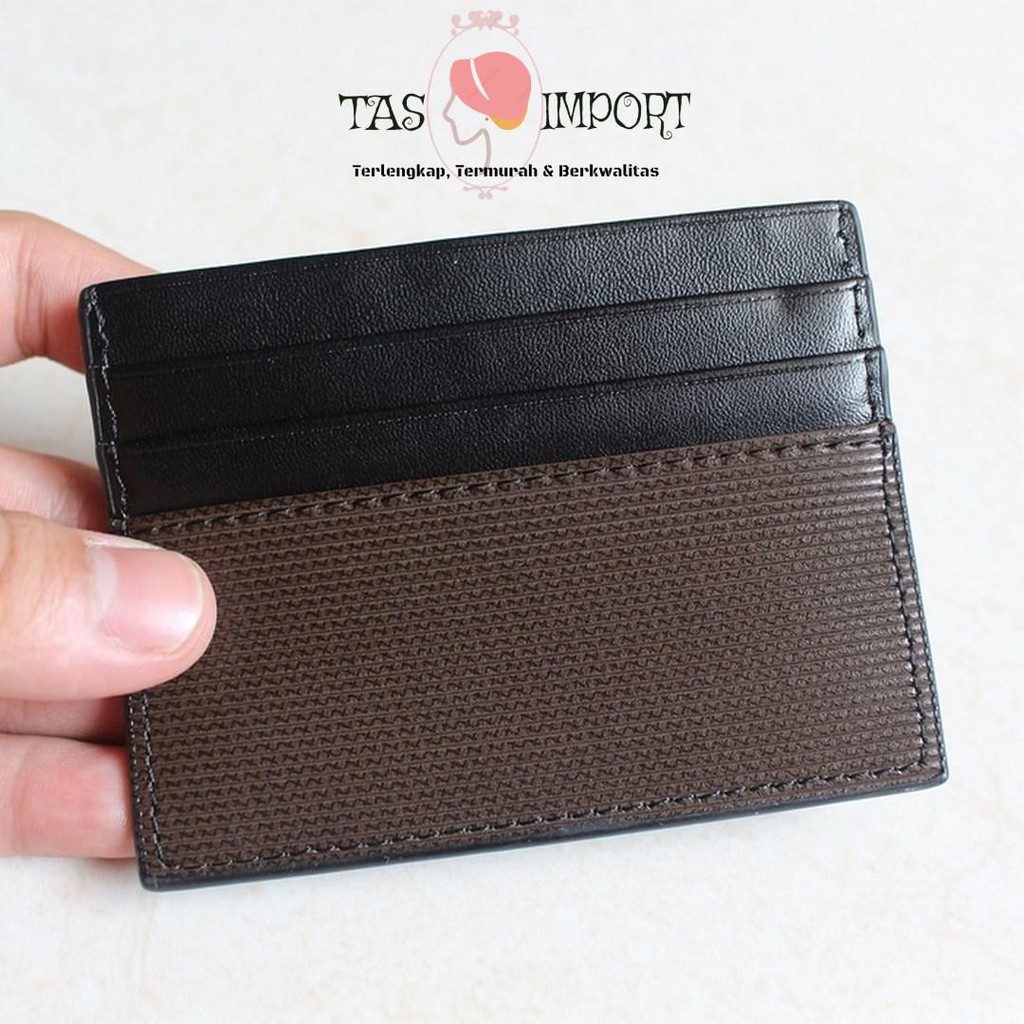 Best Seller DOMPET KARTU CARD HOLDER ASLI KULIT IMPORT | MONTBLANC CC06 BROWN