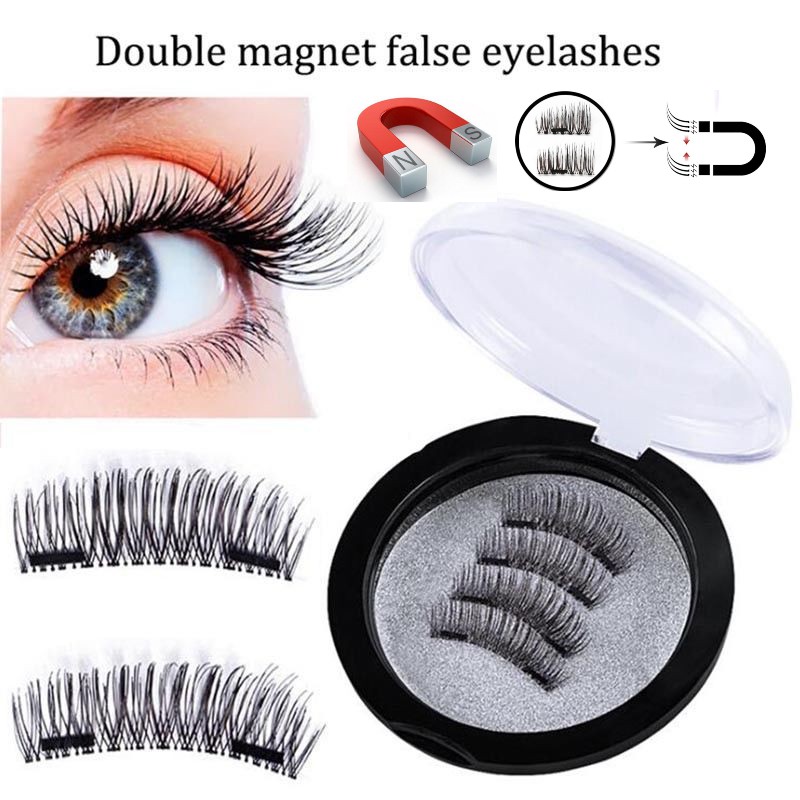 Mysterygirl - Bulu Mata Magnet Palsu Natural Double Magnetic Eyelashes / Bulmat Magnet / Bulu Mata Premium Magnetik