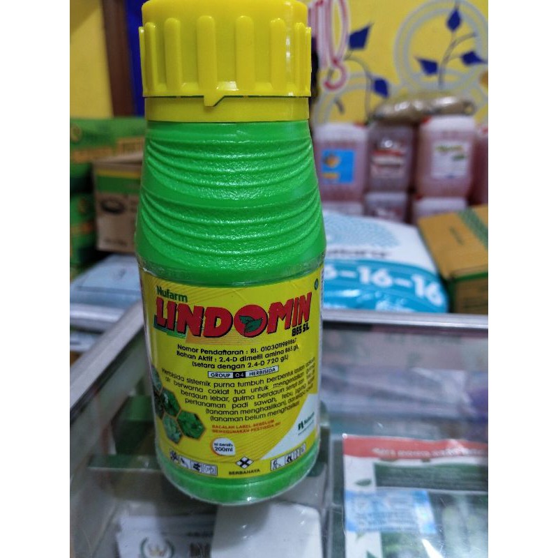 LINDOMIN 865 SL 200 ML HERBISIDA PESTISIDA OBAT RUMPUT