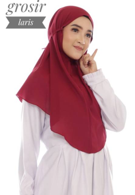 ( BM 1 )Jilbab bergo Maryam non pet / hijab instan bergo Maryam diamond/BERGO MARYAM DIAMOND