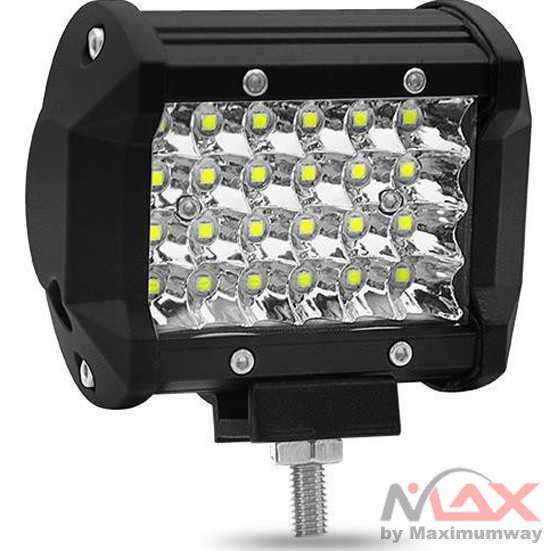 Jexito Lampu Kabut Mobil Motor LED Spot Light Fog Mobil Truck Jeep 4 Inch 72W - JT072 Warna Hitam