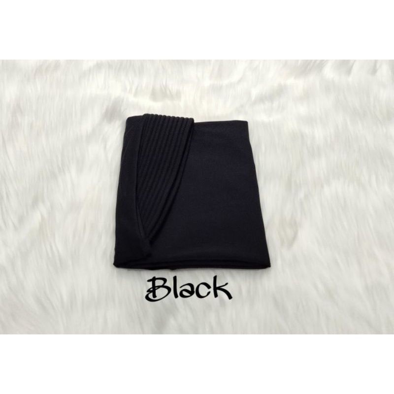 JILBAB SPORT/ HIJAB BERGO SPORT INSTAN PREMIUM/ BERGO HAMIDAH SPORT HIGH QUALITY-Black