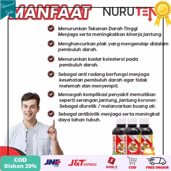 

◾COD◾ Madu Nurutenz Madu Herbal Ampuh Atasi Hipertensi DarahTinggi Kolestrol
